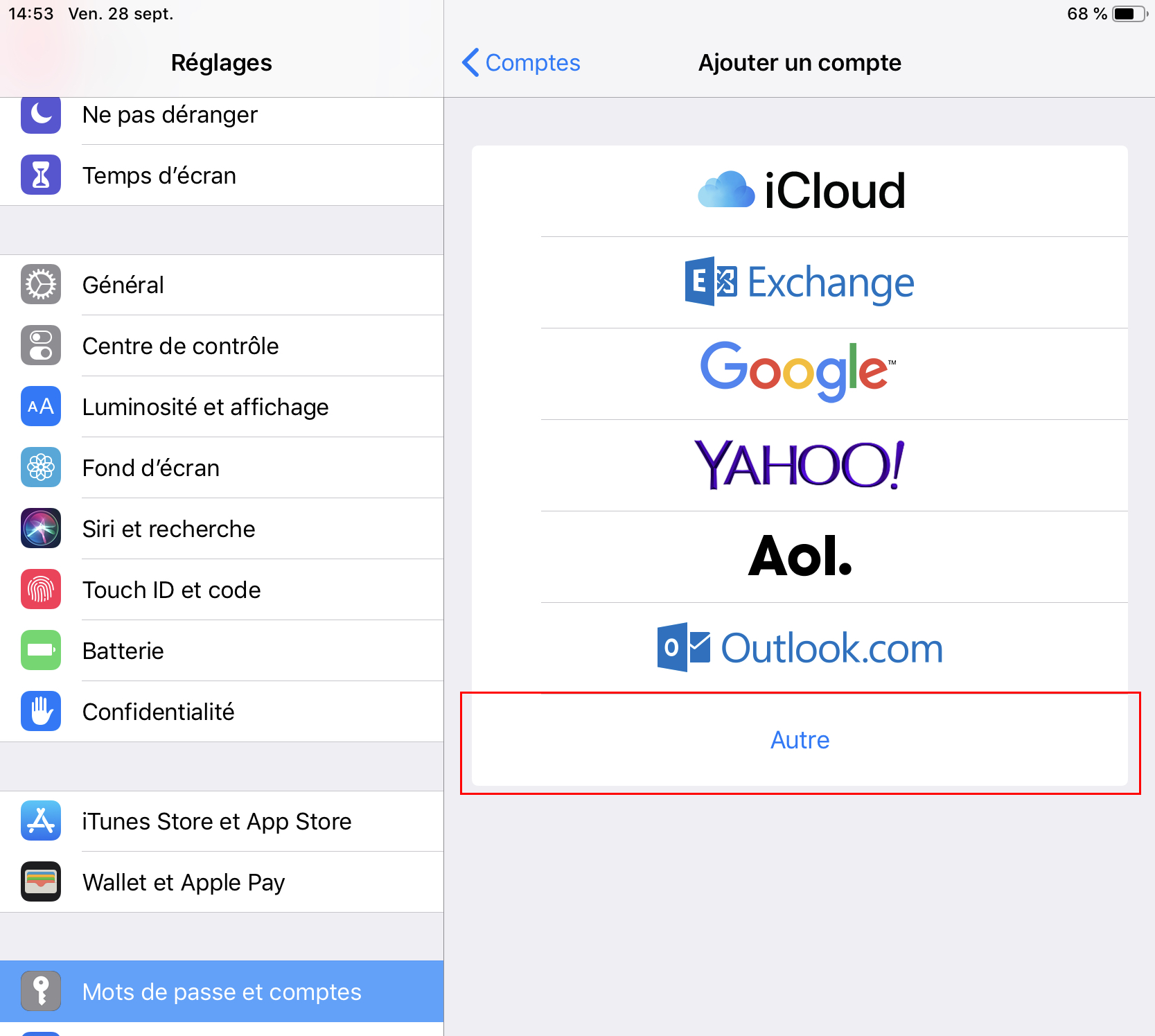 iPhone >=iOS11 étape 2