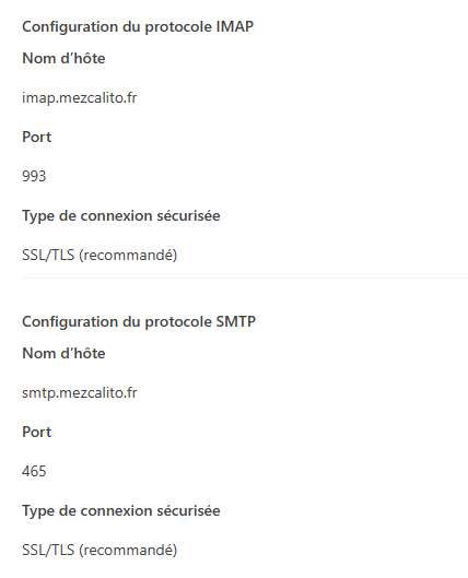 Outlook étape 4